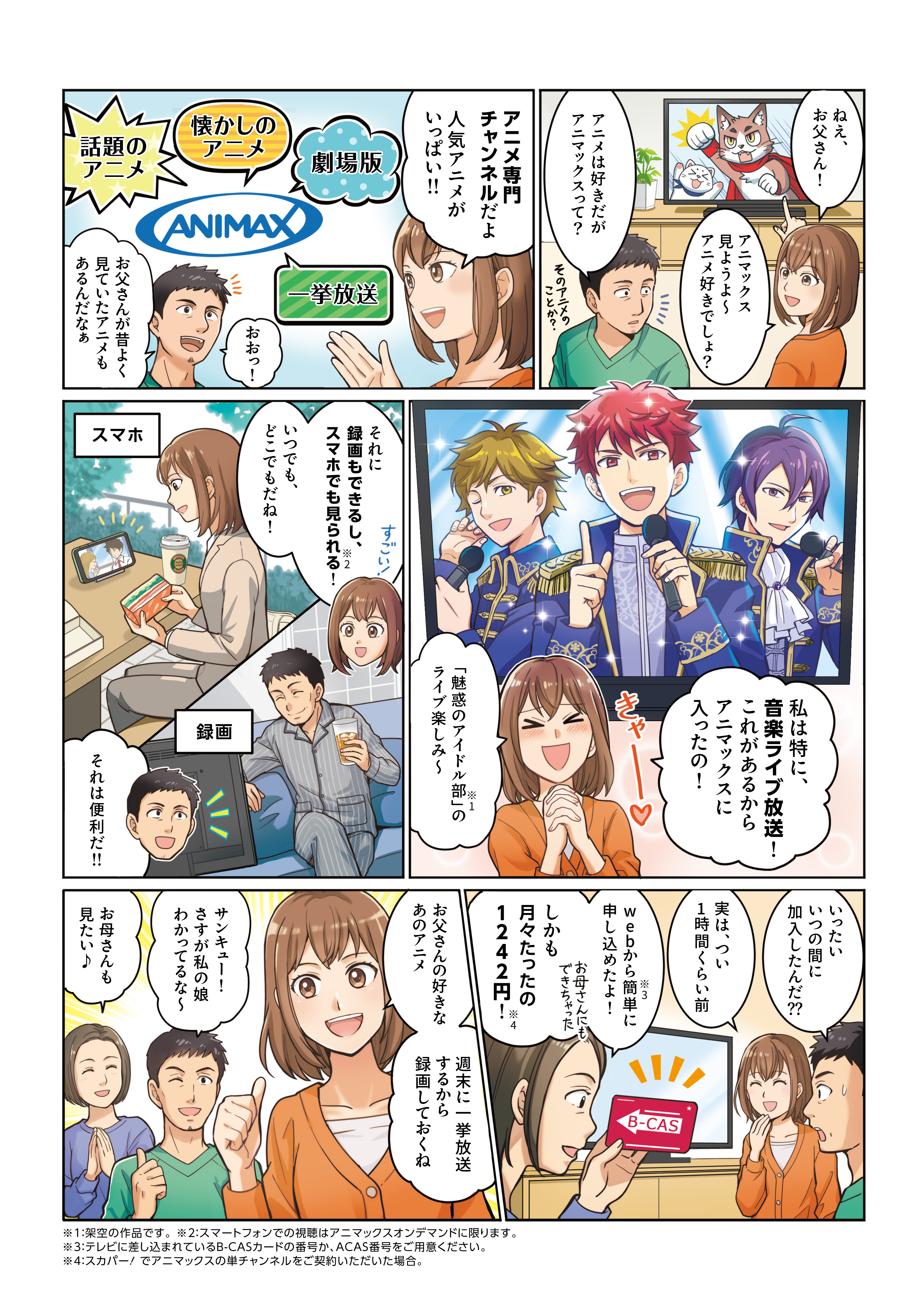 マンガでわかる！簡単！アニマックスの楽しみ方 ＋ 視聴方法！