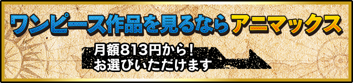 ワンピース作品を見るならアニマックス 視聴方法はこちら