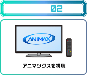 STEP02 アニマックスを視聴